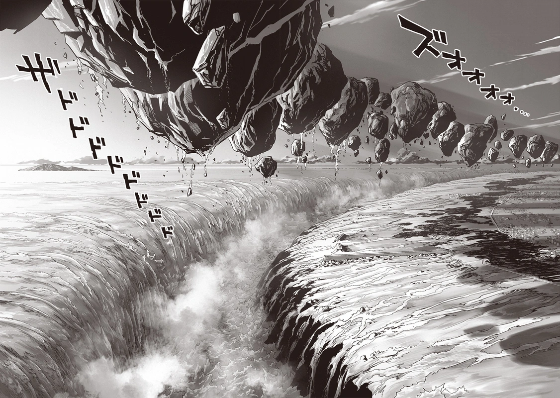 One Punch Man Manga Chapter 133 page 6 - Glorious Being scene