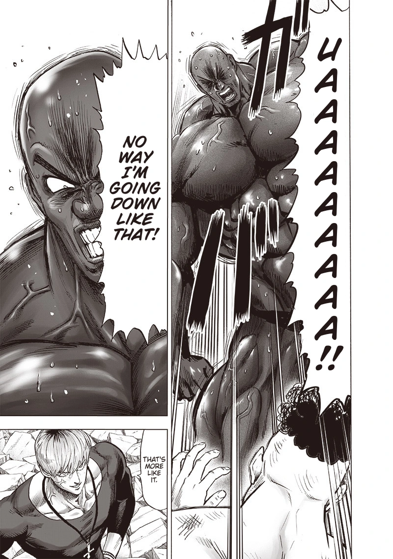 One Punch Man Manga Chapter 136 page 29 - Indomitable scene