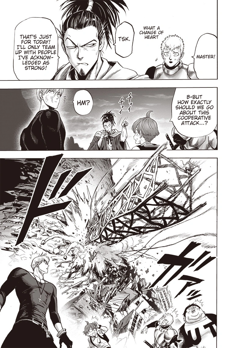 One Punch Man Manga Chapter 136 page 31 - Indomitable scene