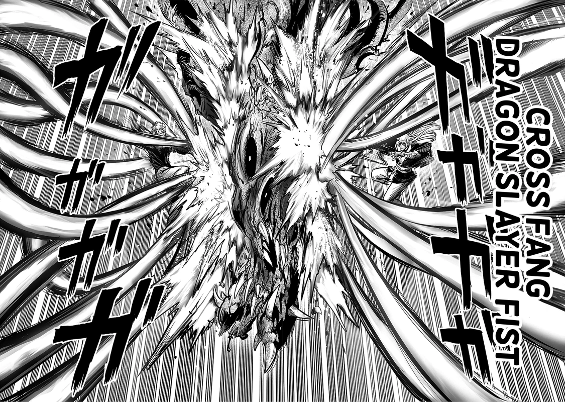 One Punch Man Manga Chapter 138 page 26 - Into the Abyss scene