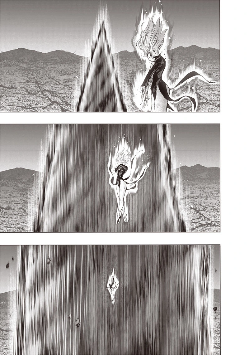 One Punch Man Manga Chapter 138 page 32 - Into the Abyss scene