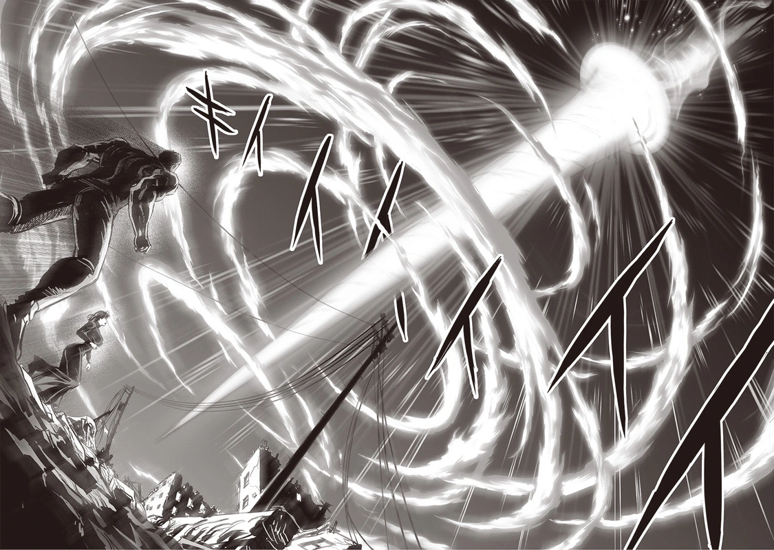 One Punch Man Manga Chapter 138 page 37 - Into the Abyss scene