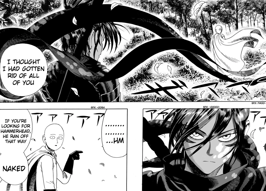 One Punch Man Manga Chapter 14 page 13 - Don't Know You scene