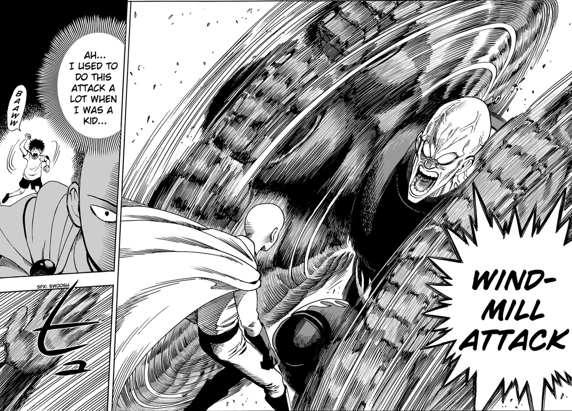 One Punch Man Manga Chapter 14 page 8 - Don't Know You scene