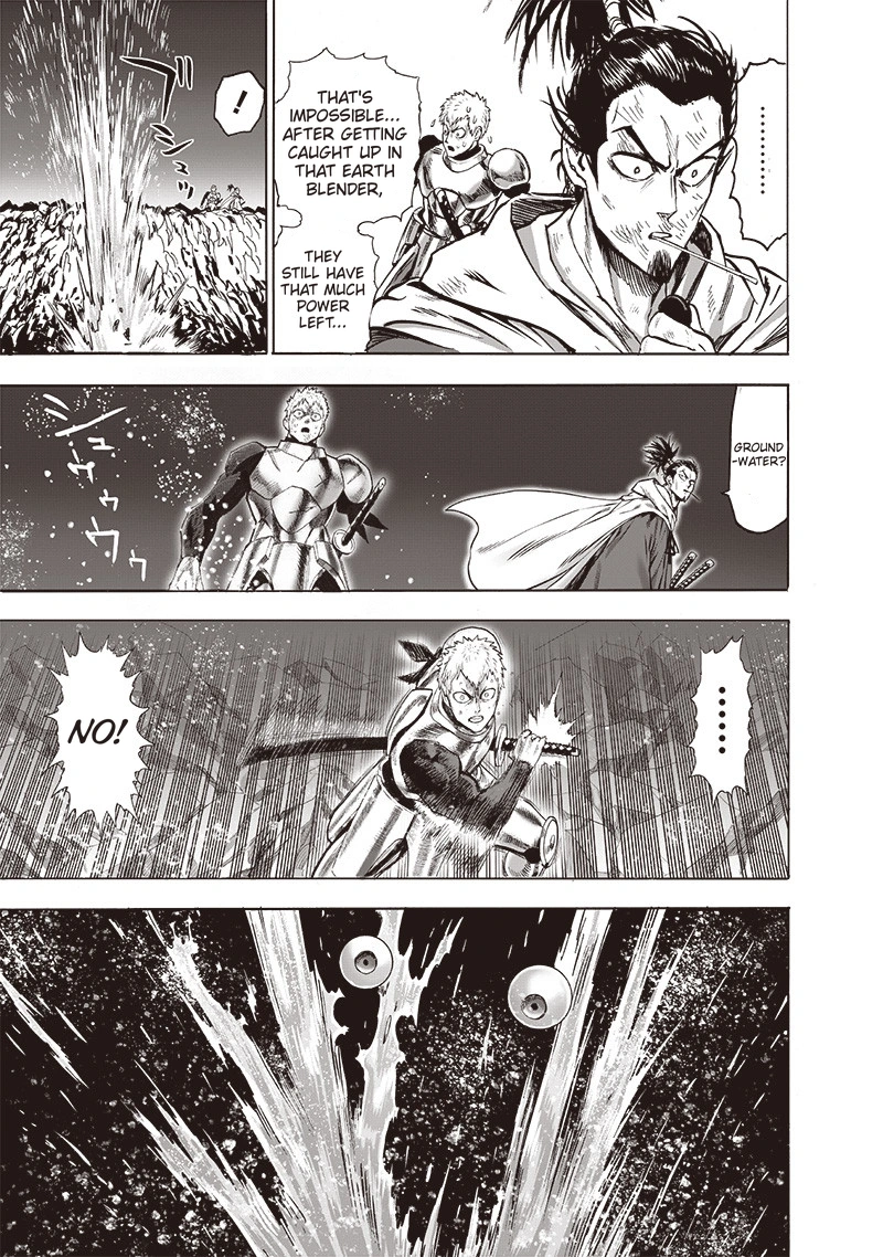 One Punch Man Manga Chapter 141 page 28 - Rejuvenated Offence scene