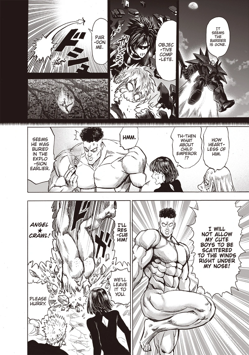 One Punch Man Manga Chapter 142 page 5 - How To behave scene