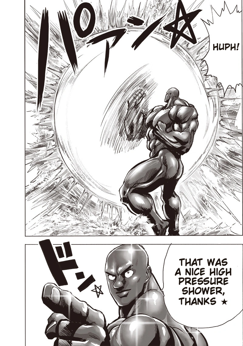 One Punch Man Manga Chapter 145 page 11 - Superalloy Darkshine scene