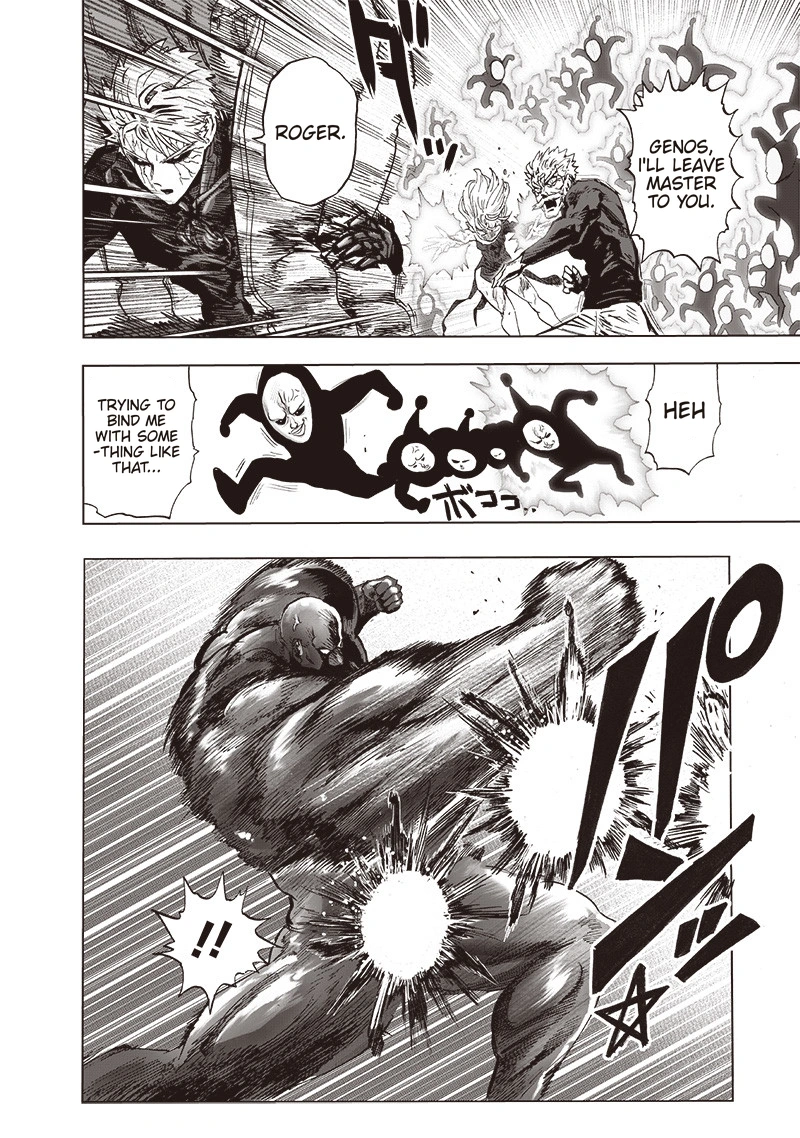 One Punch Man Manga Chapter 145 page 21 - Superalloy Darkshine scene