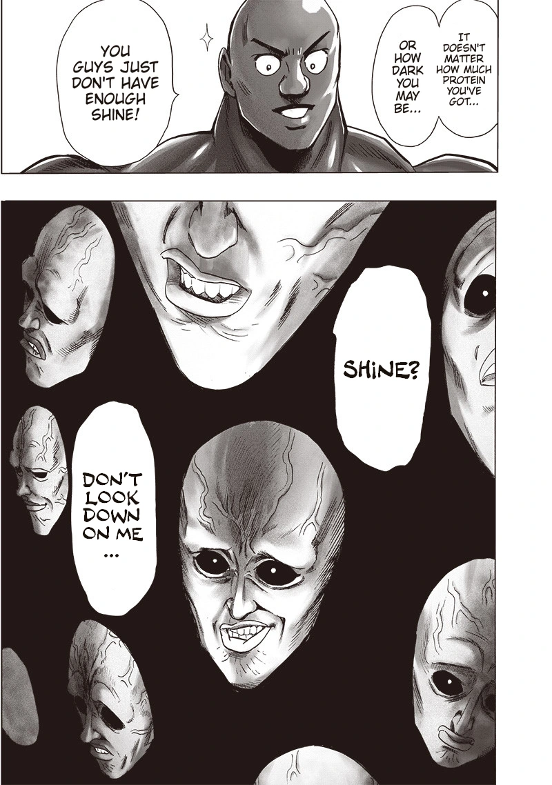 One Punch Man Manga Chapter 145 page 22 - Superalloy Darkshine scene