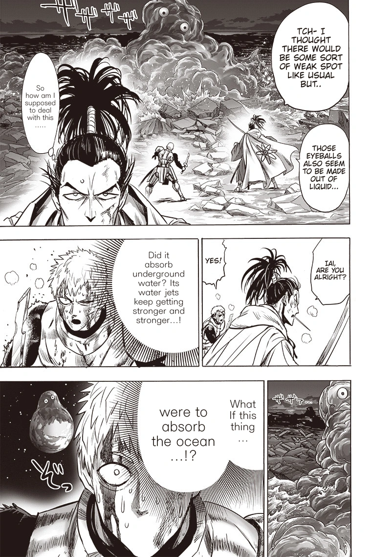 One Punch Man Manga Chapter 145 page 4 - Superalloy Darkshine scene