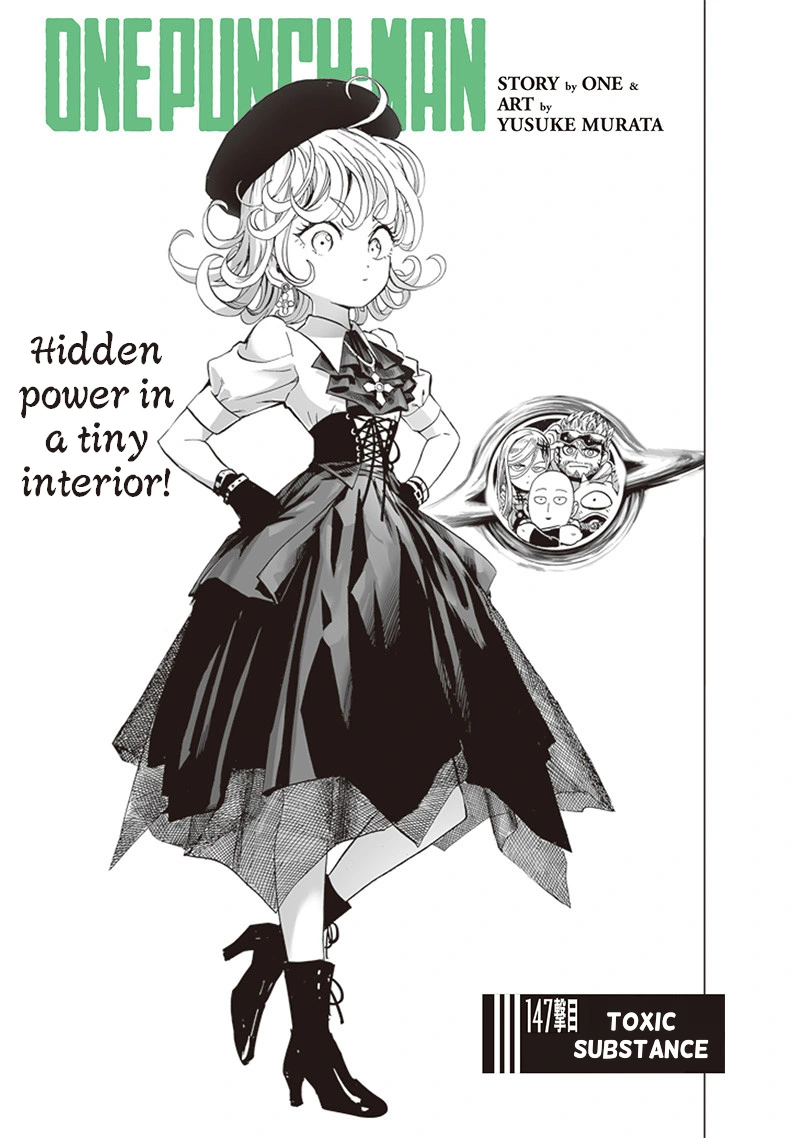 One Punch Man Manga Chapter 147 page 1 - Toxic Substance scene