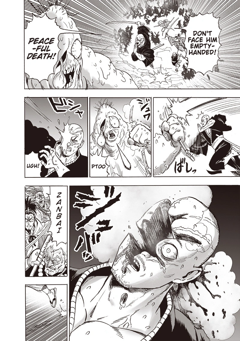 One Punch Man Manga Chapter 147 page 25 - Toxic Substance scene