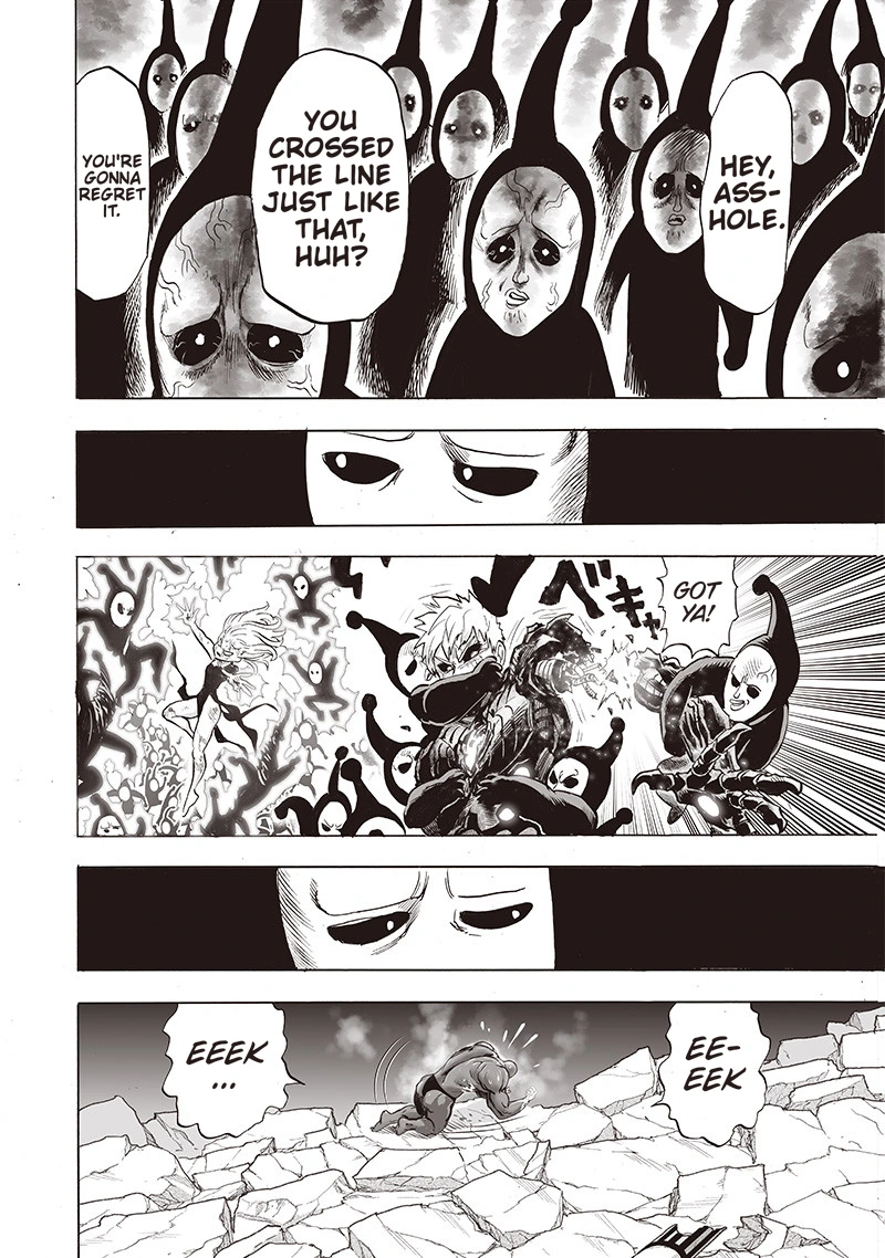 One Punch Man Manga Chapter 148 page 25 - The Line scene