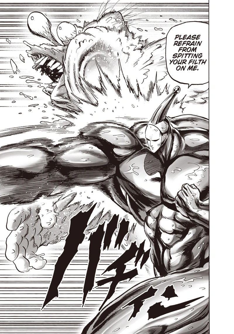 One Punch Man Manga Chapter 148 page 28 - The Line scene