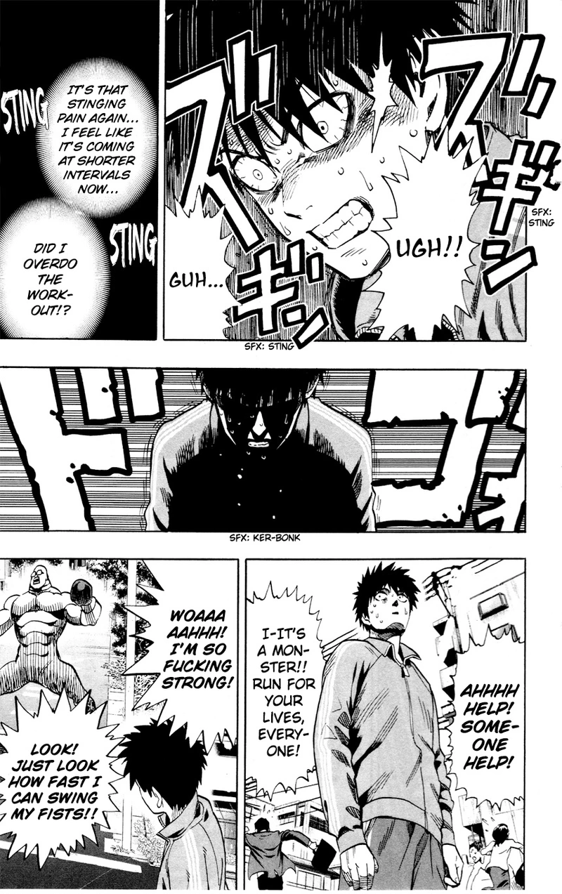 One Punch Man Manga Chapter 15.5 page 10 - Brushing Up | Volume 2 Extras scene