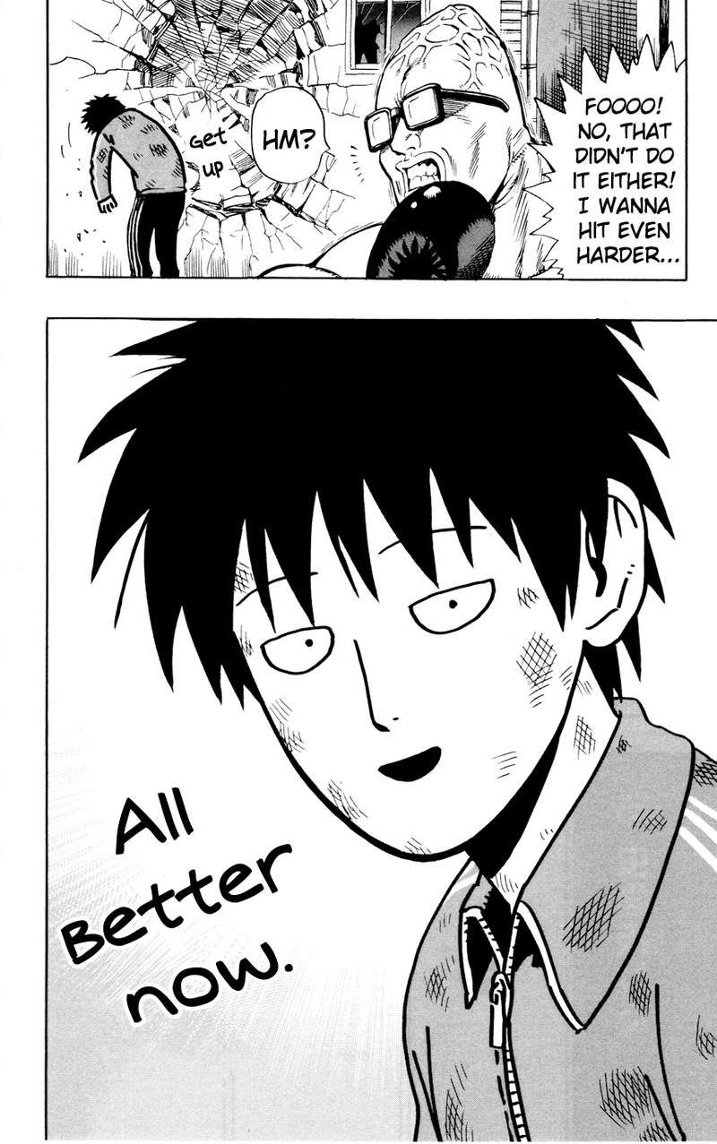 One Punch Man Manga Chapter 15.5 page 15 - Brushing Up | Volume 2 Extras scene