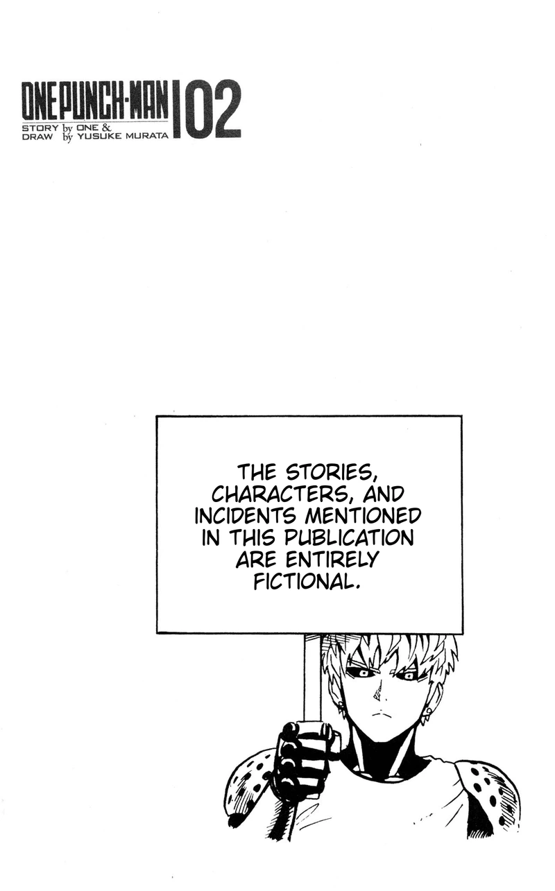 One Punch Man Manga Chapter 15.5 page 21 - Brushing Up | Volume 2 Extras scene