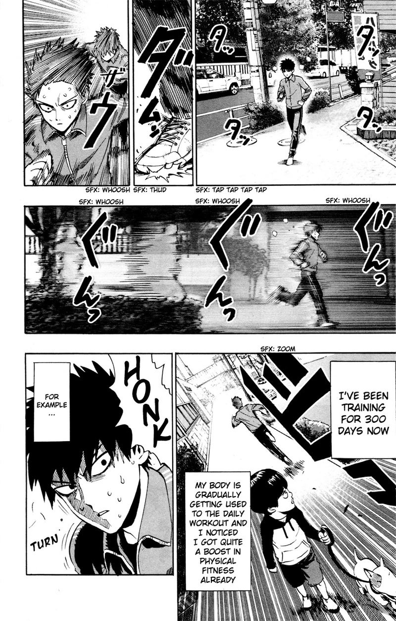 One Punch Man Manga Chapter 15.5 page 7 - Brushing Up | Volume 2 Extras scene