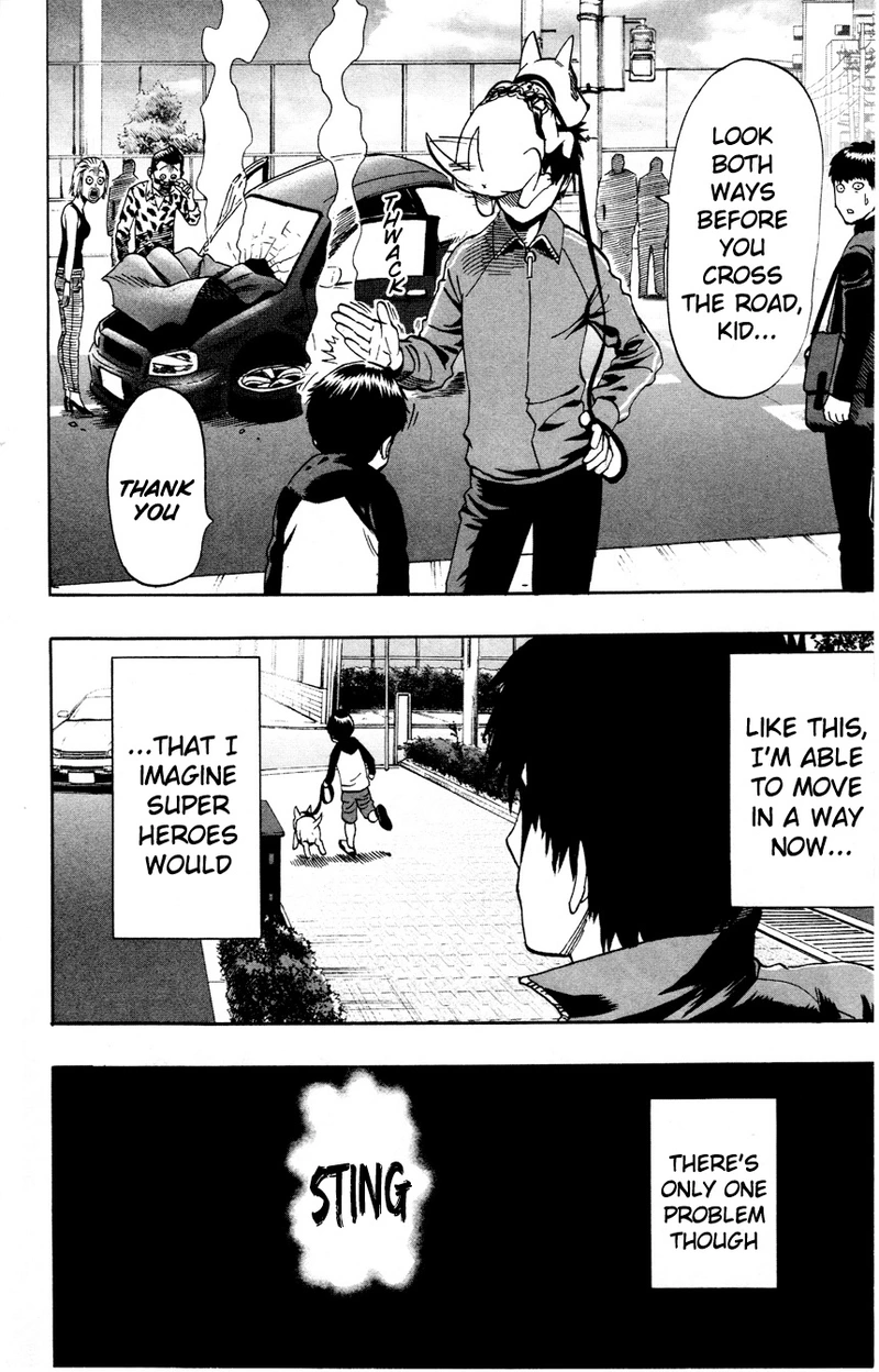 One Punch Man Manga Chapter 15.5 page 9 - Brushing Up | Volume 2 Extras scene