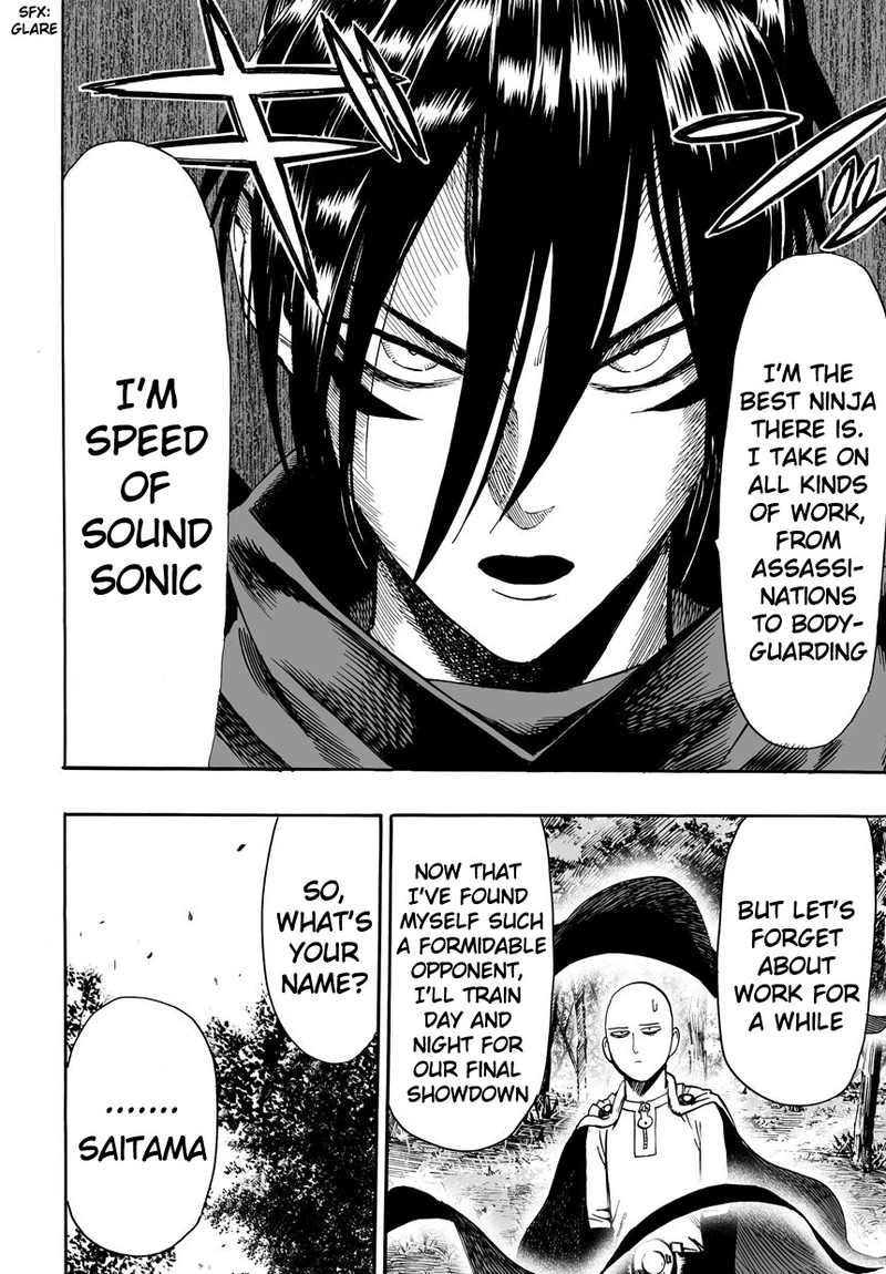 One Punch Man Manga Chapter 15 page 16 - Hobby and Work scene