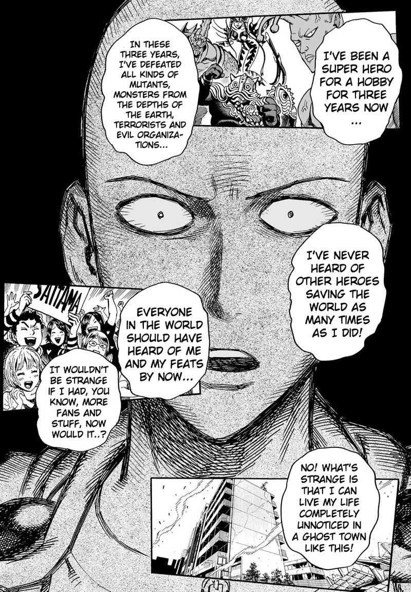 One Punch Man Manga Chapter 15 page 20 - Hobby and Work scene