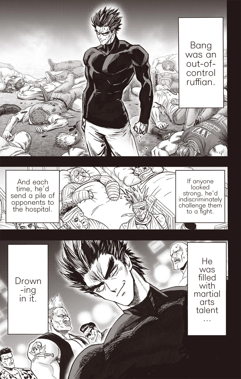 One Punch Man Manga Chapter 150 page 8 - Master and Disciple scene