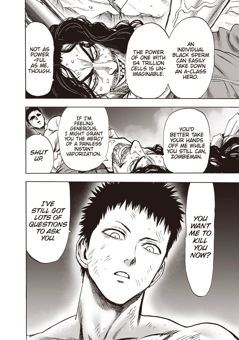 One Punch Man Manga Chapter 153 page 26 - Forfeit scene