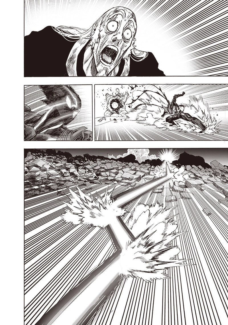 One Punch Man Manga Chapter 154 page 20 - Ultimate Purgatory Hellfire Burst Wave-Motion Cannon scene
