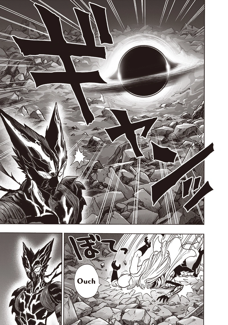 One Punch Man Manga Chapter 154 page 33 - Ultimate Purgatory Hellfire Burst Wave-Motion Cannon scene