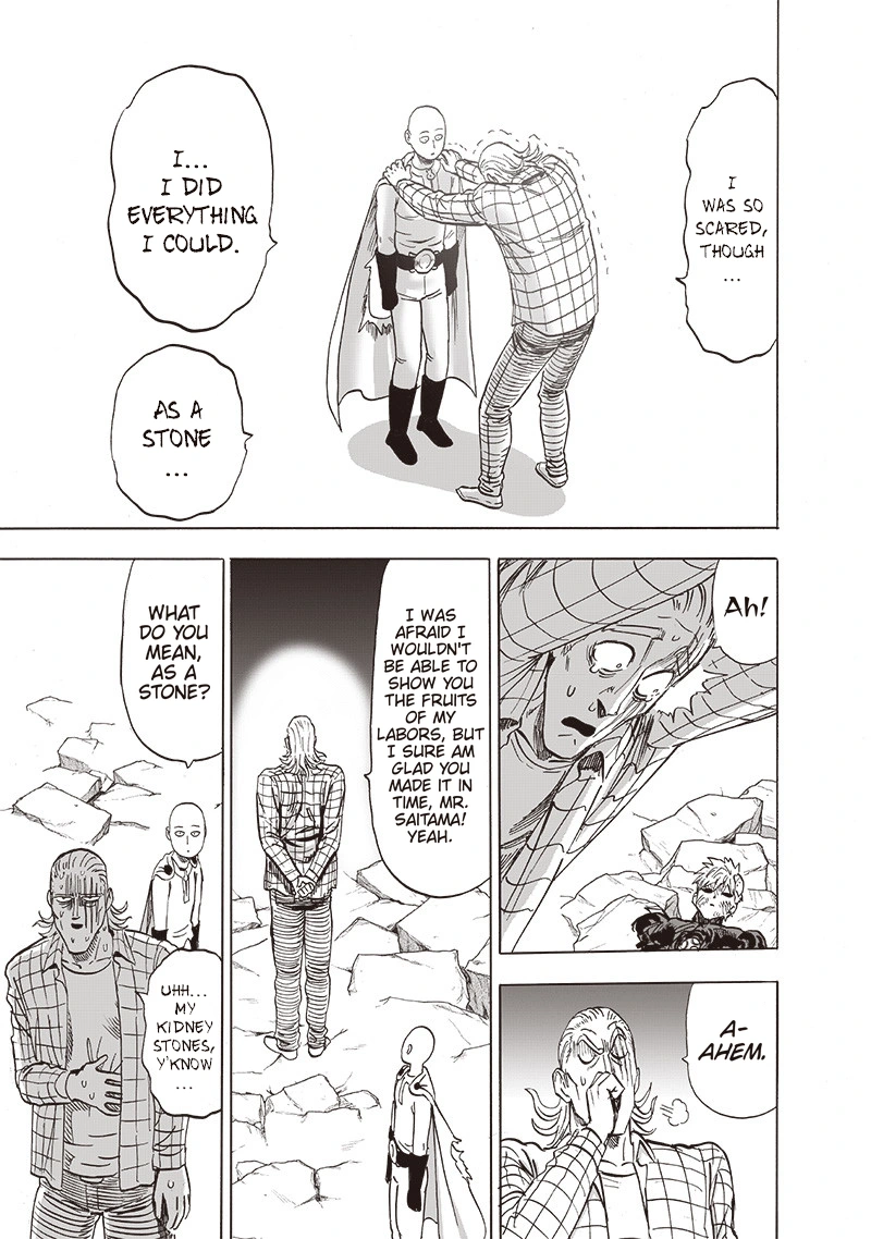 One Punch Man Manga Chapter 155 page 24 - Results scene