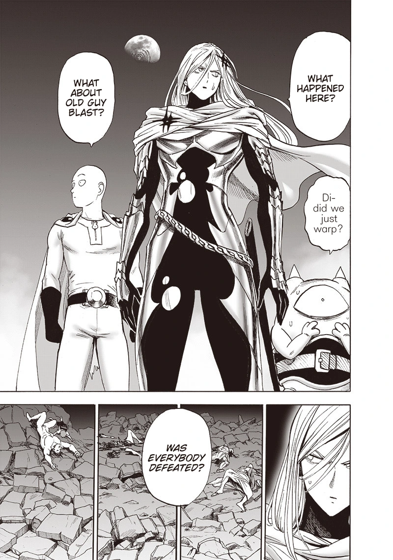 One Punch Man Manga Chapter 155 page 4 - Results scene