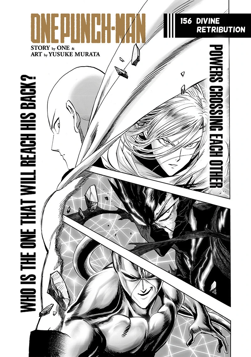 One Punch Man Manga Chapter 156 page 1 - Divine Retribution scene