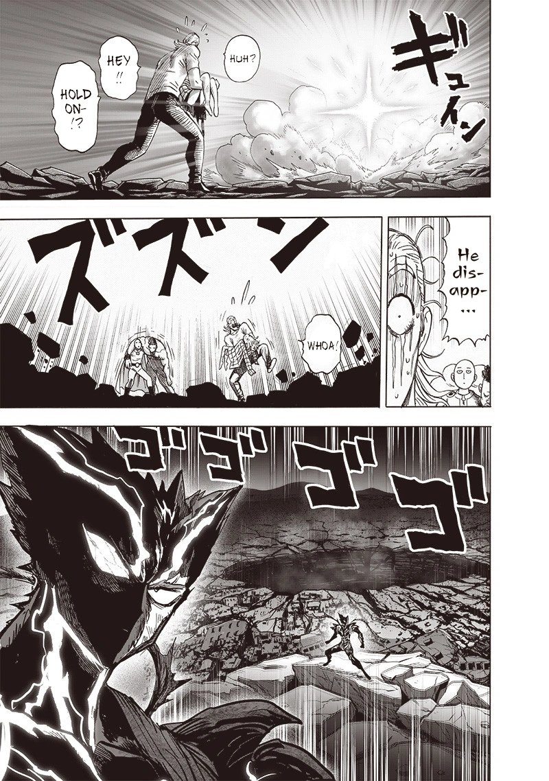 One Punch Man Manga Chapter 156 page 35 - Divine Retribution scene