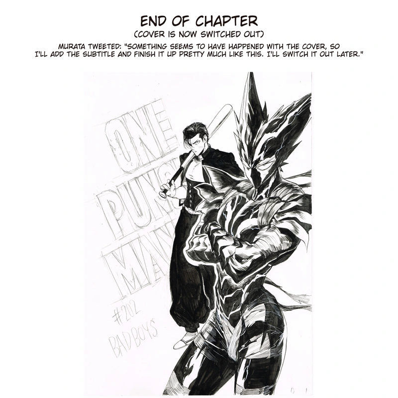 One Punch Man Manga Chapter 157 page 42 - Bad Boys scene