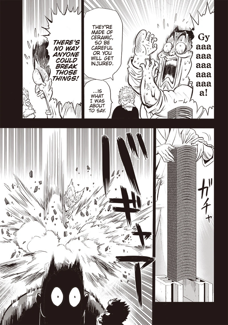One Punch Man Manga Chapter 159 page 14 - Blessing scene