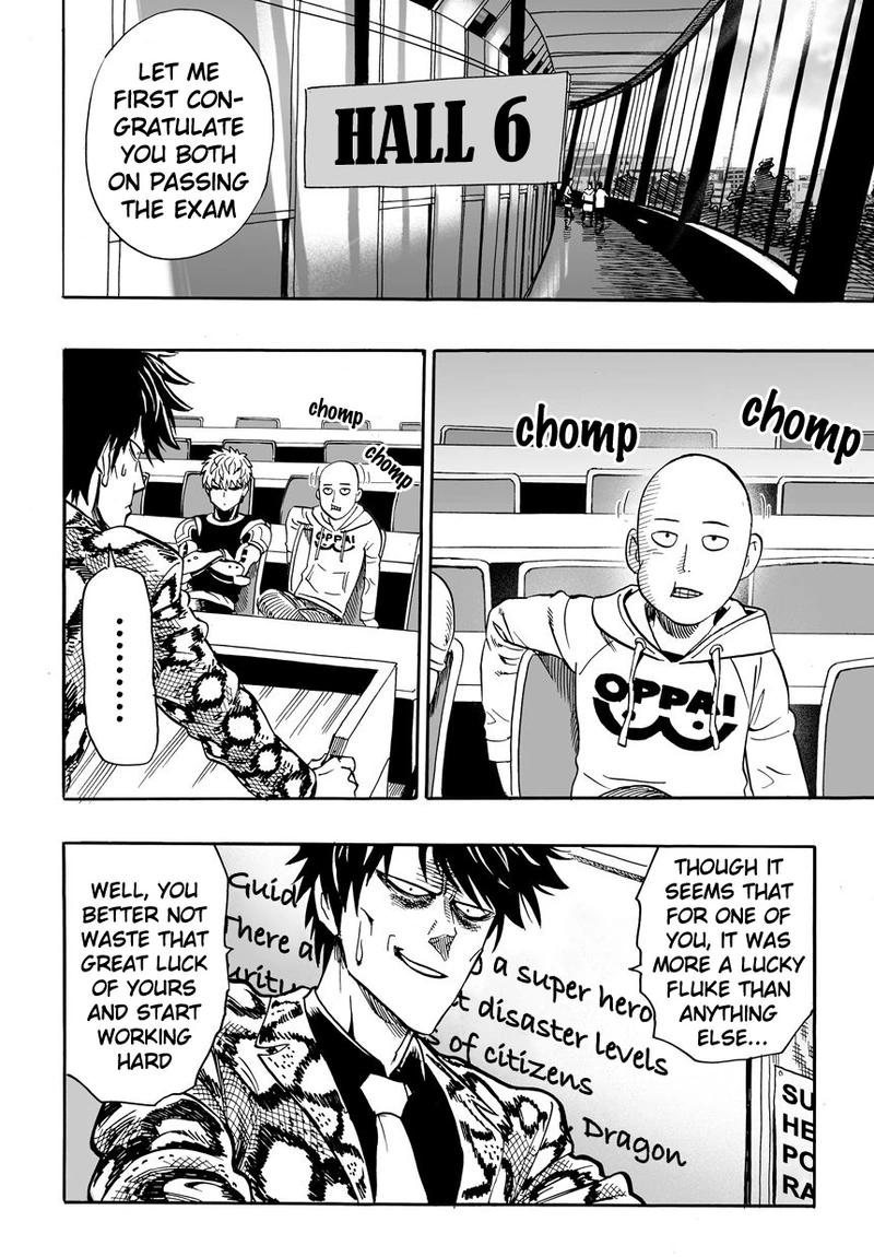 One Punch Man Manga Chapter 16 page 10 - Passed The Exam scene
