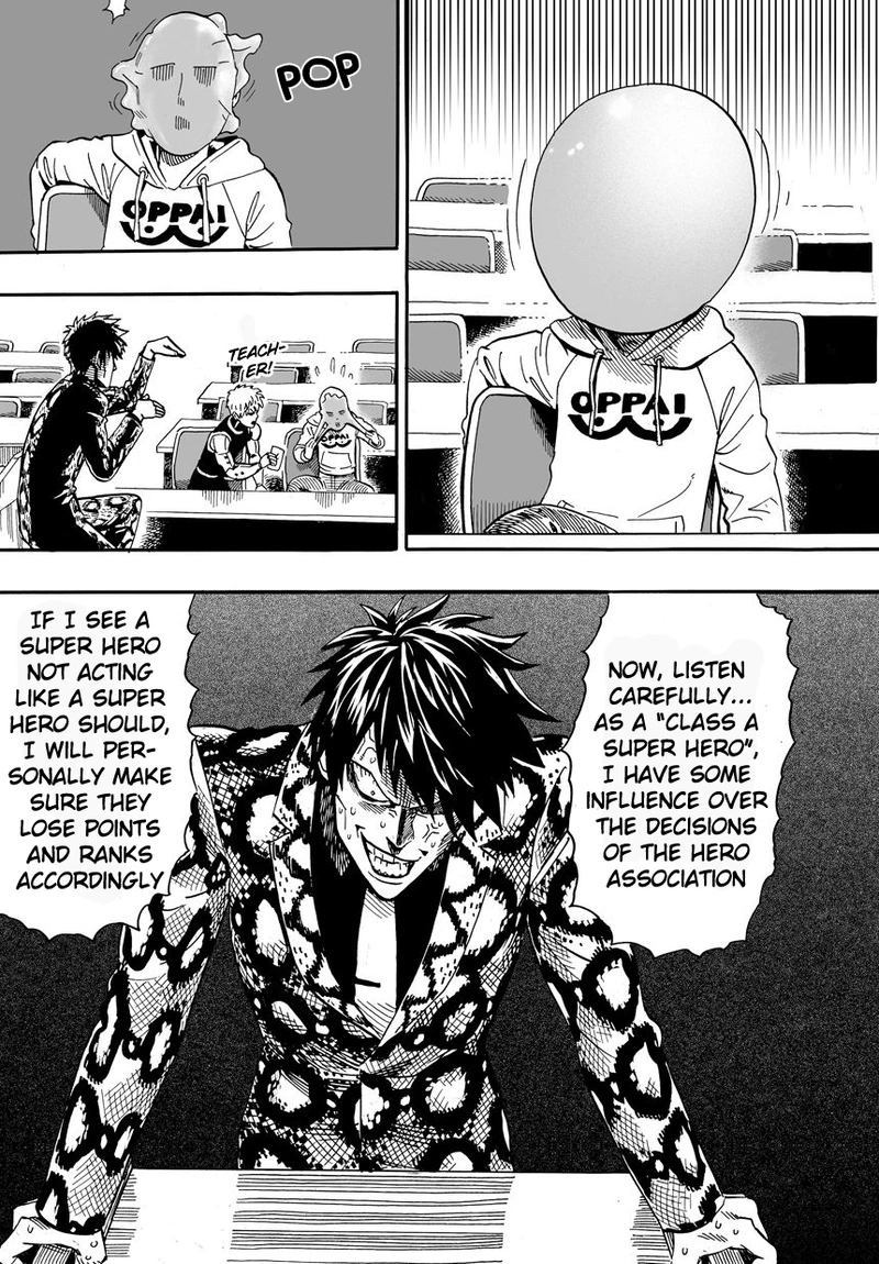 One Punch Man Manga Chapter 16 page 13 - Passed The Exam scene