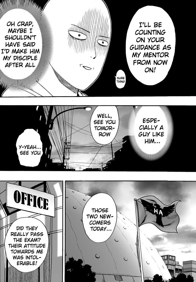 One Punch Man Manga Chapter 16 page 15 - Passed The Exam scene