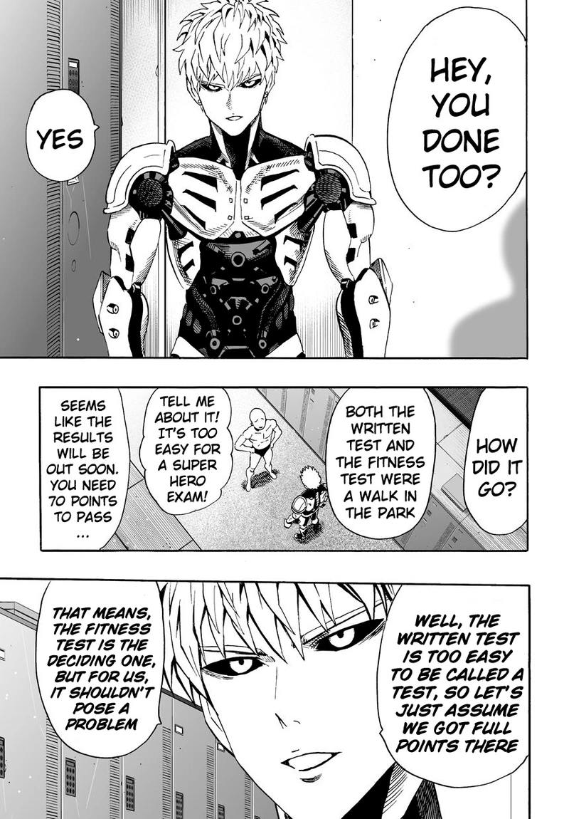 One Punch Man Manga Chapter 16 page 7 - Passed The Exam scene