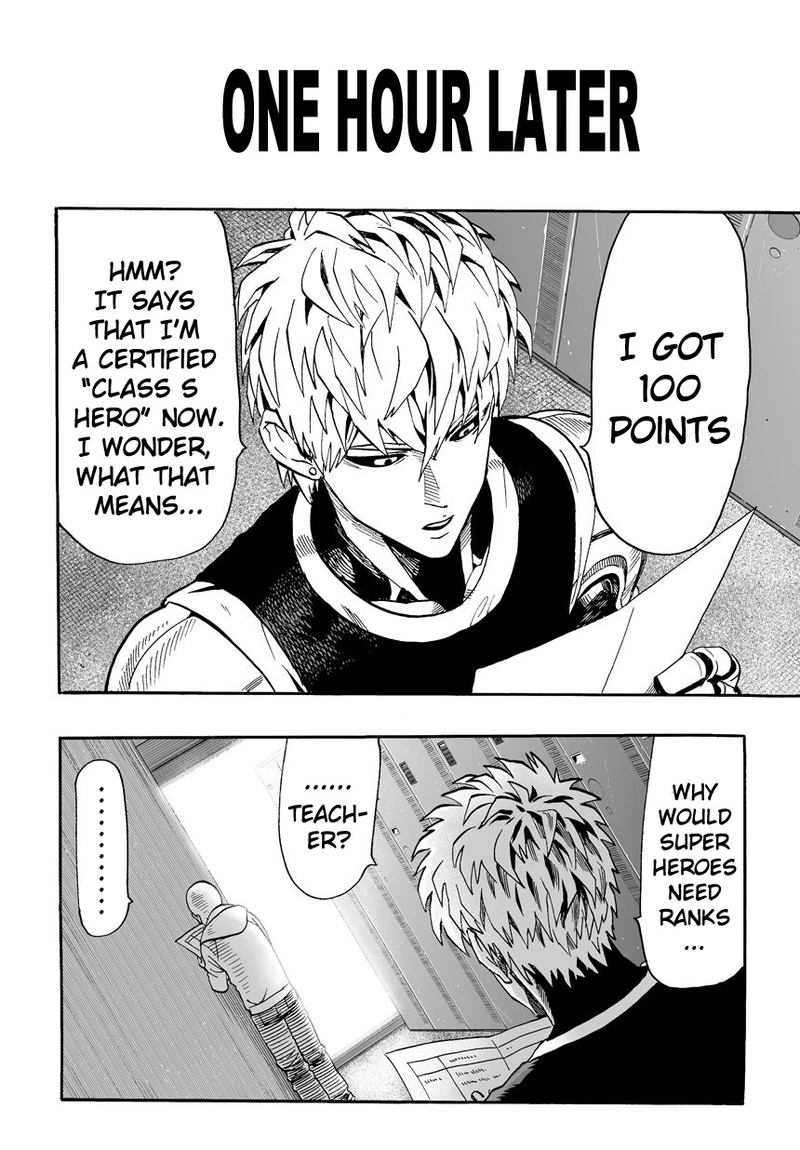 One Punch Man Manga Chapter 16 page 8 - Passed The Exam scene