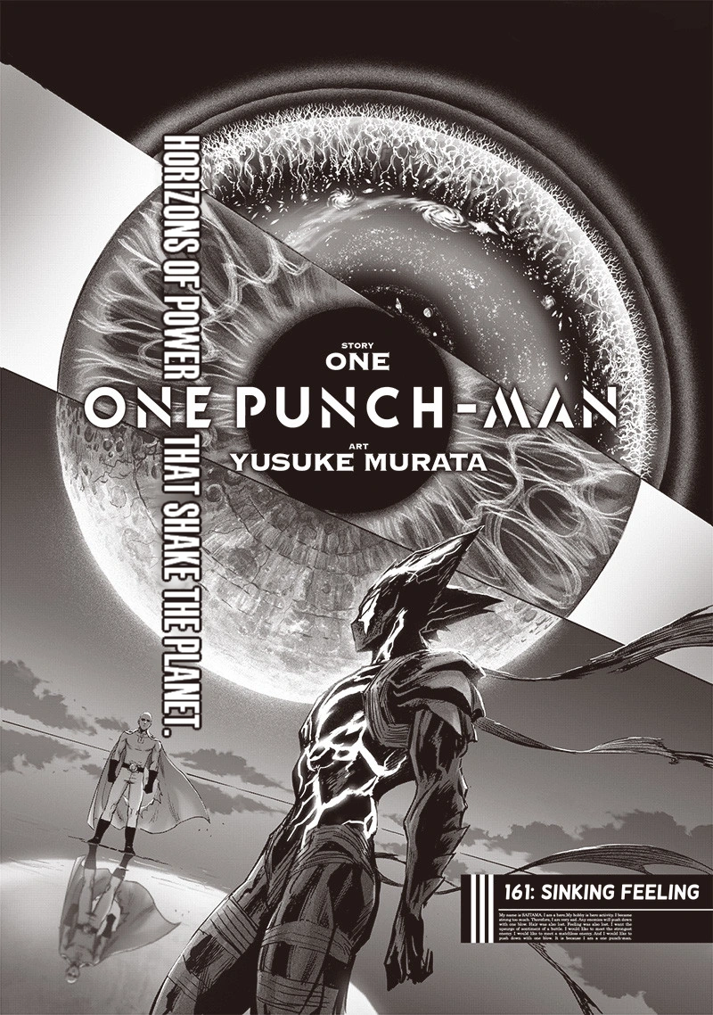 One Punch Man Manga Chapter 161 page 1 - Sinking Feeling scene