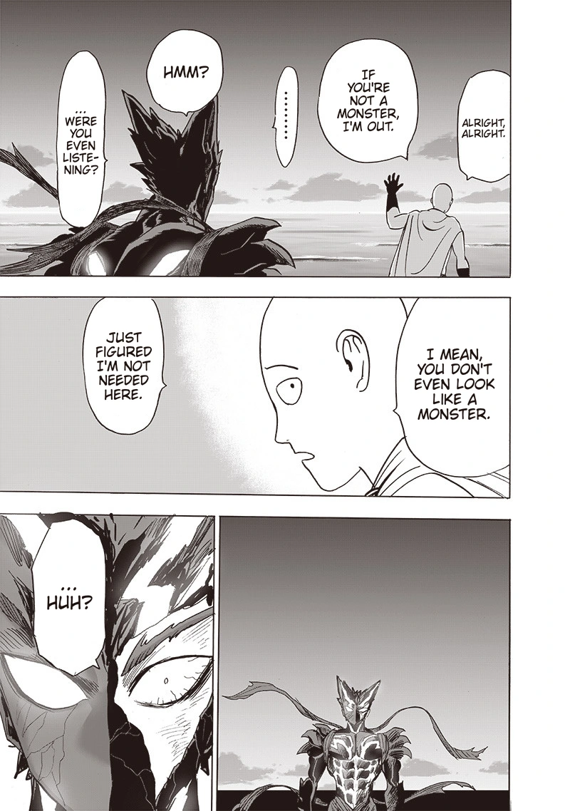 One Punch Man Manga Chapter 161 page 13 - Sinking Feeling scene