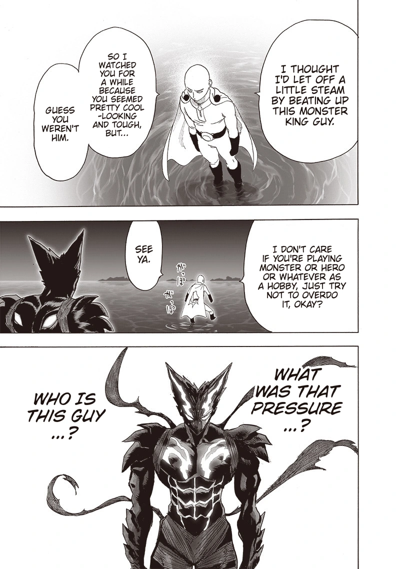 One Punch Man Manga Chapter 161 page 15 - Sinking Feeling scene