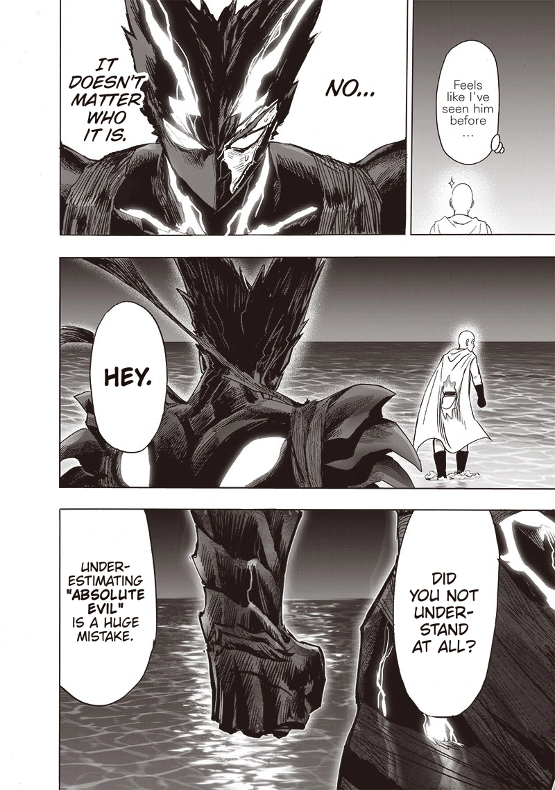One Punch Man Manga Chapter 161 page 16 - Sinking Feeling scene