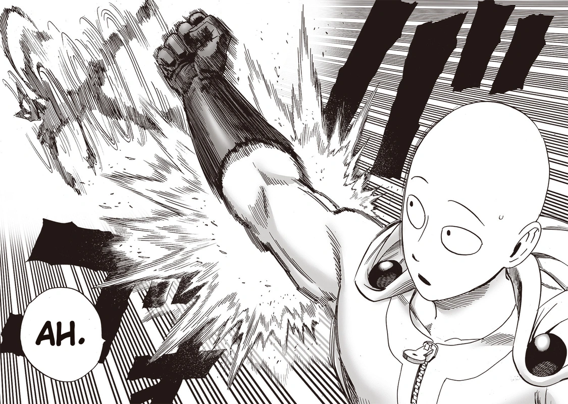 One Punch Man Manga Chapter 161 page 18 - Sinking Feeling scene