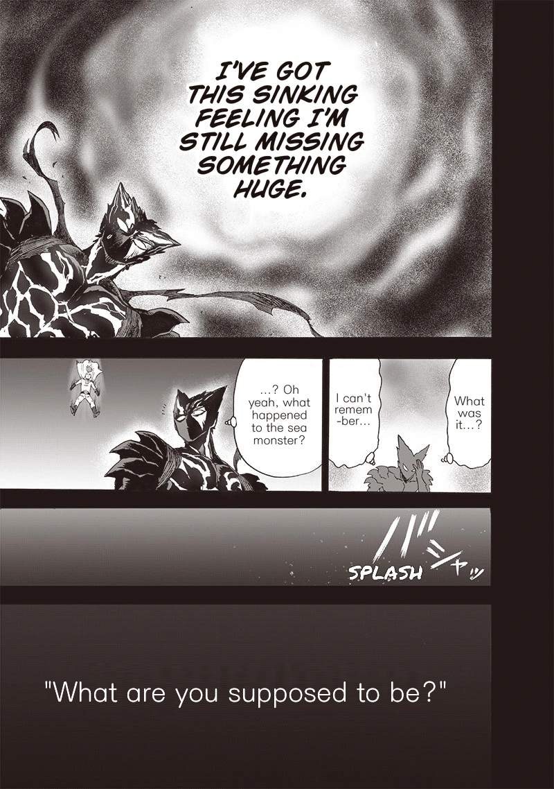 One Punch Man Manga Chapter 161 page 5 - Sinking Feeling scene