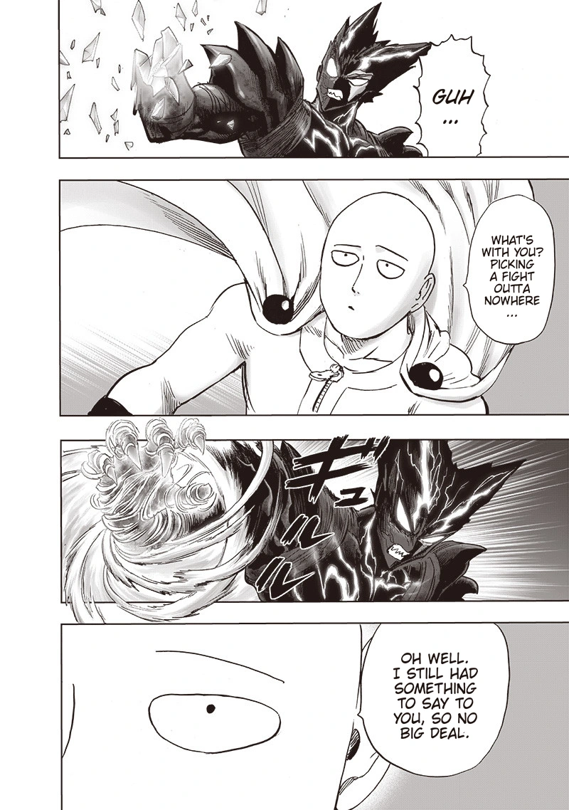 One Punch Man Manga Chapter 162 page 16 - Greatest Hero scene