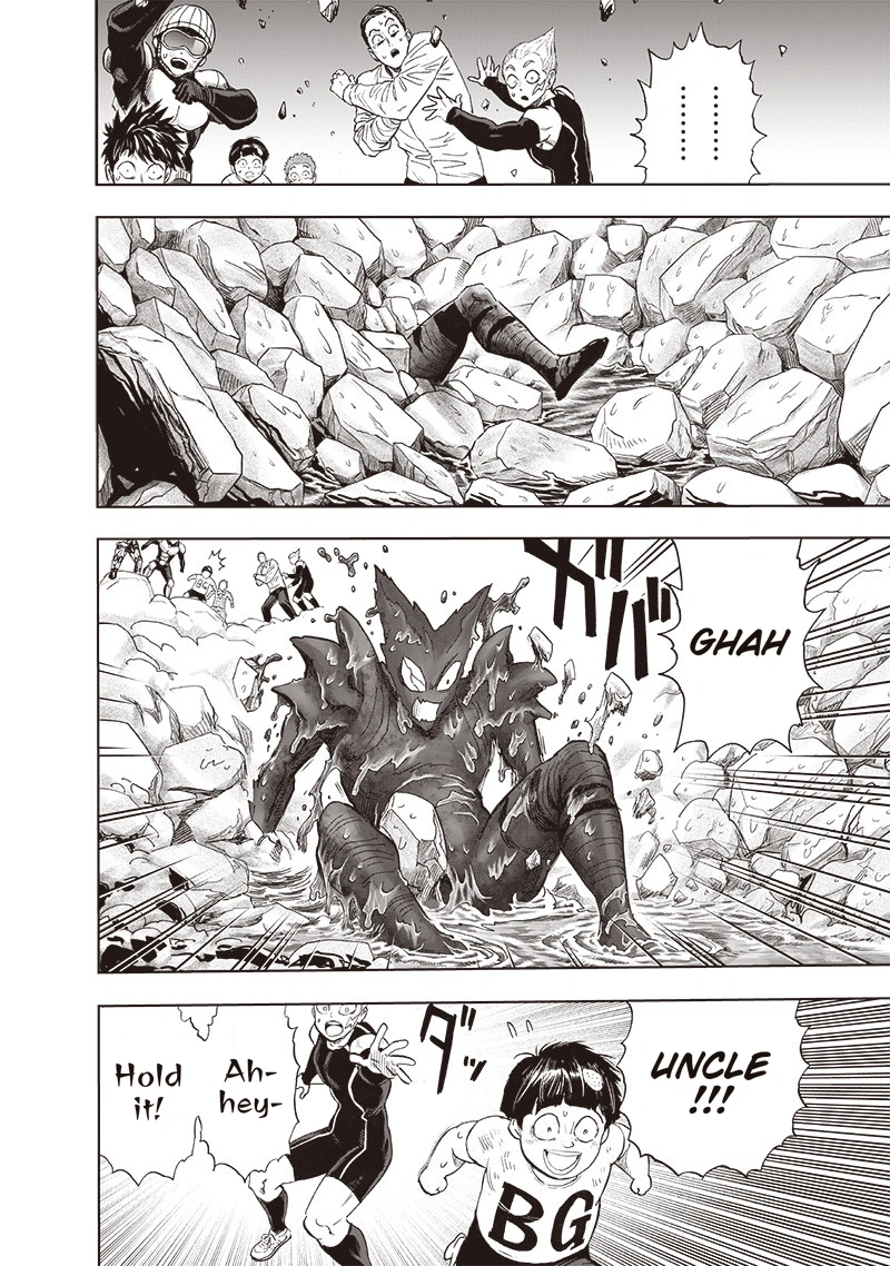 One Punch Man Manga Chapter 162 page 20 - Greatest Hero scene