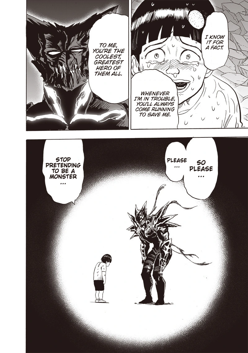 One Punch Man Manga Chapter 162 page 28 - Greatest Hero scene