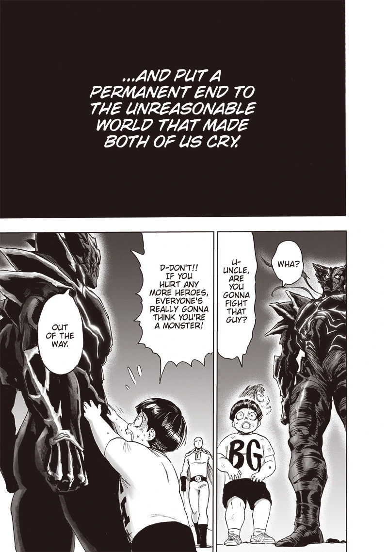 One Punch Man Manga Chapter 162 page 33 - Greatest Hero scene